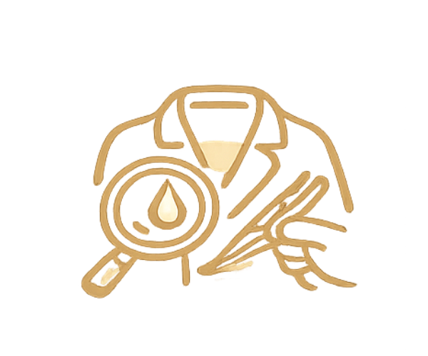 Ícone de atenção aos detalhes em prótese bucomaxilofacial